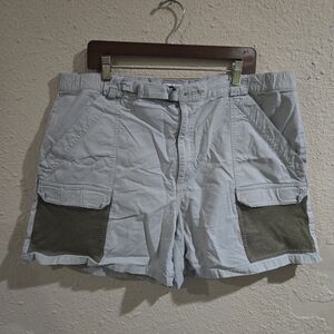 Vintage Columbia PFG Performance Fishing Gear Khaki Utility Y2K Shorts Size XL